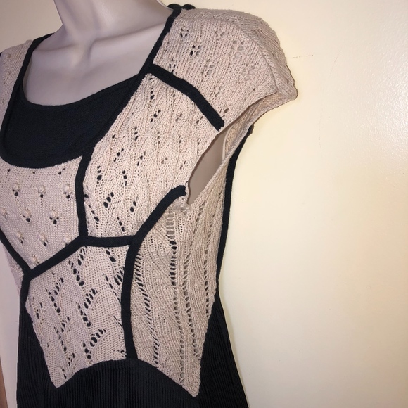 KNITTED & KNOTTED unusual cute layered look dress - Picture 6 of 8